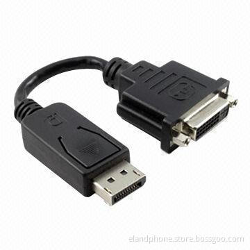 DP to DVI Cable Adapter with Ease of the Plug-and-play Feature